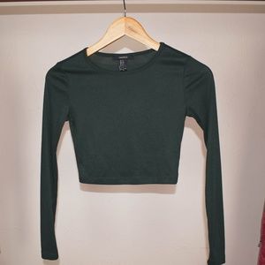 Turtle Green Crop Top